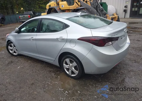 2013 Hyundai Elantra Gls из США, поврежденный, VIN 5NPDH4AE5DH343827